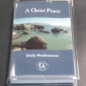 Clear Book Cover - A Quiet Peace