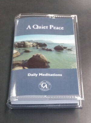 Clear Book Cover - A Quiet Peace